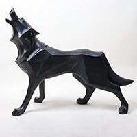 Amazon.co.jp: おきもの フィギュア えんぎものの置物 狼 オオカミ