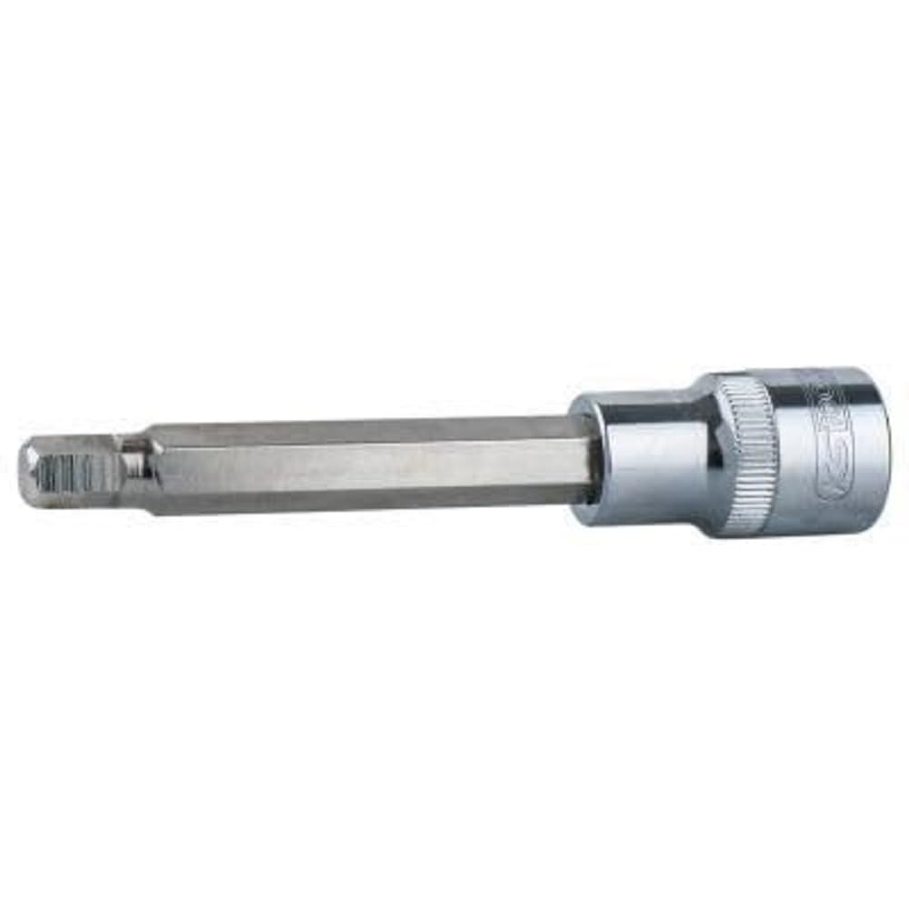 KS Tools 918.3918 3/8" CHROMEplus Bit socket hexagon long, 8mm