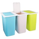 Cada recipiente de un color diferente, más fácil de separar. Los recipientes también se pueden utilizar por separado.
