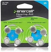 Enercel Size-675 Zinc-Air Hearing Aid Batteries (8-Pack)