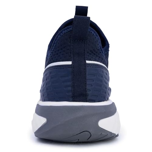 Image of Nautica Men's Slip-On Sneakers - Casual Fashion Shoes for Walking, in Medium & Wide Widths