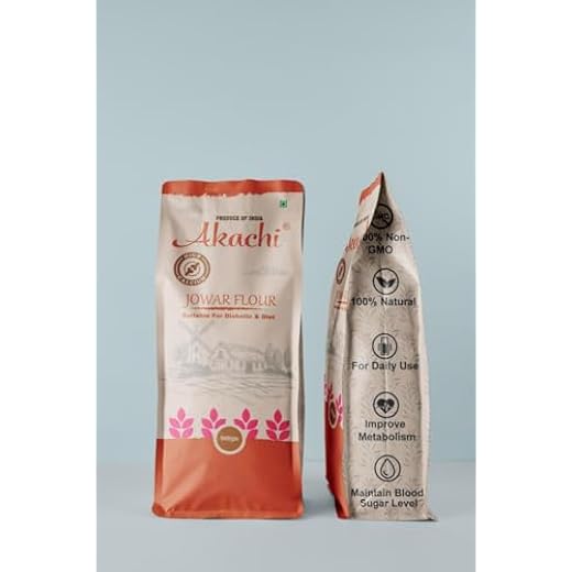 Akachi Jowar Flour | Sugar-Free| Calcium Rich,900 Grams