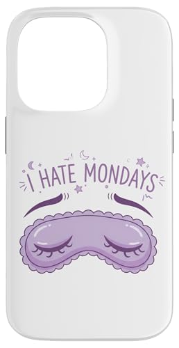 スリーピーパープル スリープマスク 天体 月曜 ママ ムード スマホケース iPhone 14 Pro 用