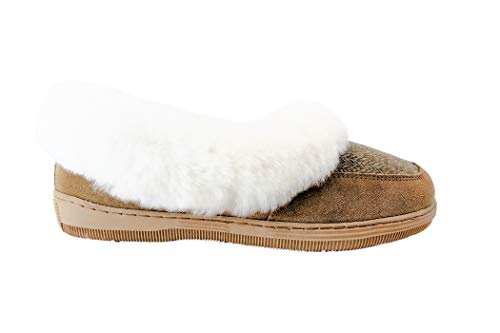 surell Womens Genuine Shearling Scuffs Slip On4