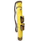 sac de golf cuir marron Bandoulière et poignée de transport : le sac de golf pour clubs de golf dispose à la fois d'une poignée de transport et d'une large bandoulière réglable pour faciliter le rangement, le transport et le transport de votre équipement sur le parcours, dans votre chariot ou dans le coffre.