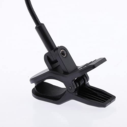Support micro instrument de musique avec pince de fixation et coussinet silicone