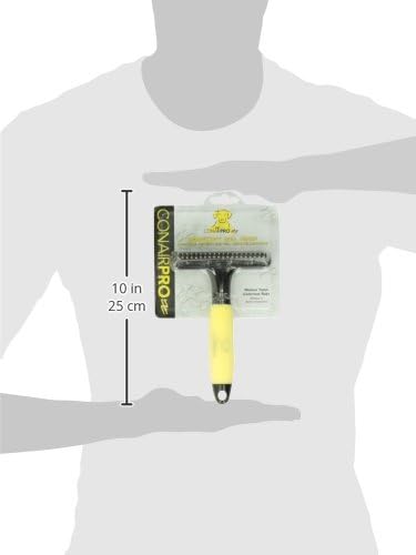 CONAIRPRO dog & cat Dog Undercoat Rake Medium Tooth 3/4