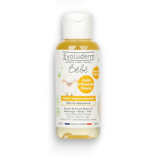 Aceite de Almendra Dulce massage-corps-cheveux bebé Adoucit nourrit 100 ml sin paraben sin colorante sin alcohol