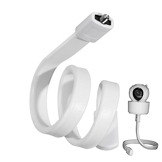 Suporte para câmera de bebê,Montagem em suporte de monitor | Suporte de prateleira de câmera de bebê flexível, suporte de câmera de monitor de bebê para prateleiras de berço, berço, berço, Pochy
