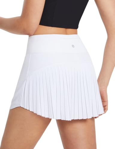 baleaf Women's Pleated Tennis Skirts High Waisted Lightweight Athletic Golf Skorts Skirts with...