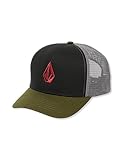 volcom full stone cheese cappellini da campeggio e da uomo, rosso, taglia unica unisex-adulto