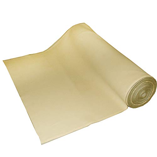 185" x 60" Automotive Roof Upholstery Headliner Fabric Craft Foam Backing Replacment Car Marine Interiors Beige