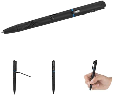 OLIGHT O’Pen 3 EDC Pen Light,120 Lumens with Green Beam, Red and White, USB-C Rechargeable LED Flashlight for Office, Writing, Presentation, Outdoor Uses, Professional Business Gift(Black)