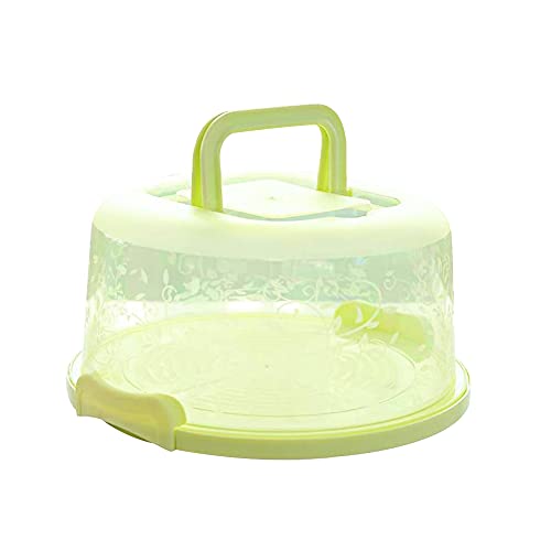 Liummrcy Portatore di Torte, contenitori per Torta in plastica Trasparente Scatola per Torta Portatile con Manico a Supporto per Torta, Portatile Box tortiera Manico con Manico di Carrier Cupcake