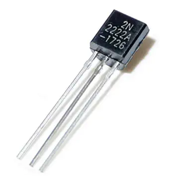 AVS COMPONENTS 2N2222 NPN TO-92 75V 0.8A Plastic Encapsulate High Speed Switching Transistor (Pack Of 25)