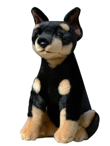Peluche Doberman douce, le doudou chien pour des câlins apaisants