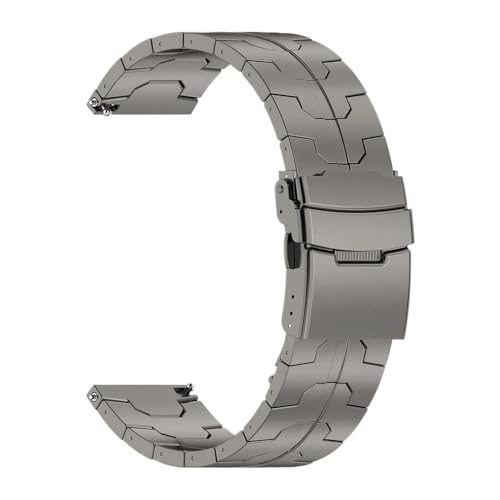 Bracelet montre 22mm titane résistant pour remplacer le silicone Amazfit