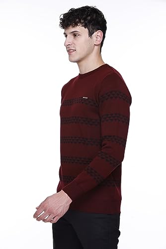 Image of GODFREY Full Sleeve Woolen Sweater for Man Winter Wear - Round Neck Pullover Regular Fit