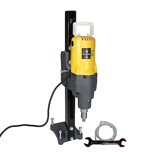 Steel Dragon Tools 8in. 185 Wet Dry Core Drill Rig and Stand for Diamond Concrete Drilling Boring