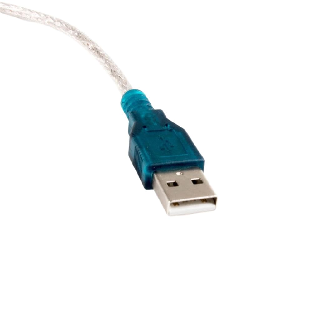 Adaptador de Serie USB a DB9 RS232, 9 Pines Macho a Puerto COM, Chip FTDI, convertidor de Ordenador y PC, Compatible con Win10, Win8, Win7 Vista