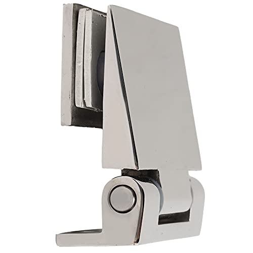 Glass Door Hinge, Shower Door Hinges Heavy Duty Glass Door Cupboard Showcase Cabinet Gate Clamp Replacement Parts Stainless Steel Glass Doors Hinge #TOP7