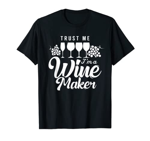 Confía En Mí Soy Un Enólogo Cultivador Viticultor Vino Camiseta