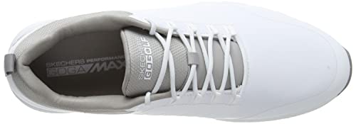 Skechers Mens Elite 4 Waterproof Golf Shoe, White/Gray Victory, 10.5 Wide Us #TOP4