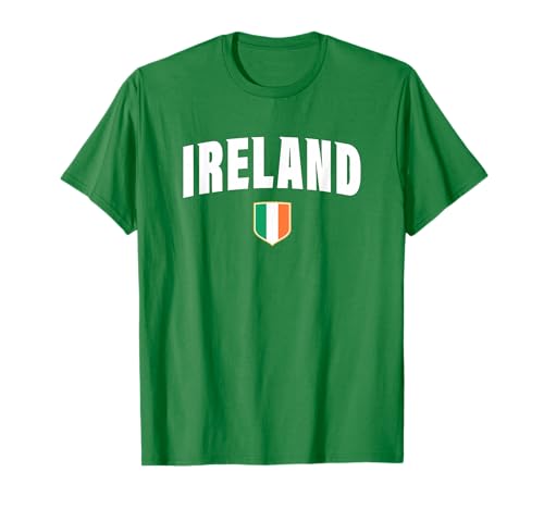 Irish Flag Ireland Vintage Souvenir Boys & Girls Green T-Shirt