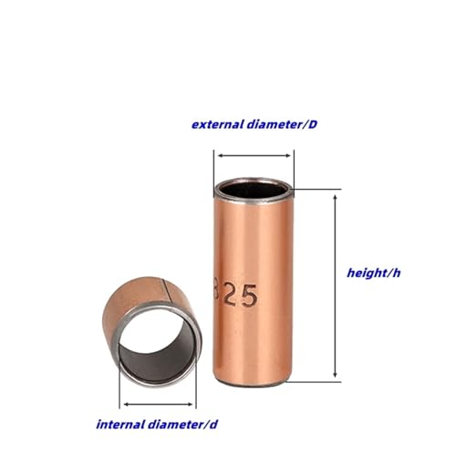 1pcs 31 32 35 36 38 40 mm SF-1 Oil-Free Composite Bearing Copper Sleeve Lubrication Wear-Resisting Bushing(32x36x40)