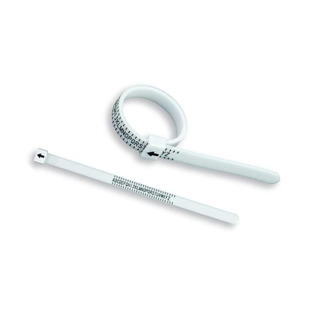 Misuratore Anelli UK In Alluminio - Doppia Misura Per Donne E Uomini | Kit Per Gioielli Con Marcature Chiare - Foto 4