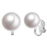 ❤ Material: Ohrclips für Damen sind aus hochwertigem 18 Karat Rosévergoldung und Süßwasser-Imitationsperlen.