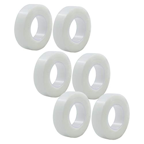 HEALLILY 6 Rolos de Fita Adesiva Médica Atadura Adesiva Rolos de Fita Adesiva Clara Extensão de Cíli