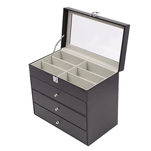 Boîte de rangement pour lunettes de soleil montres et bijoux en velours - 6
