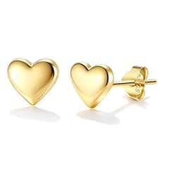 Heart/18k gold plated silver