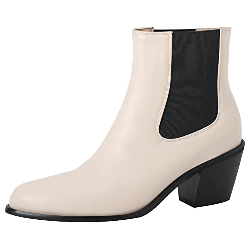 Bottes de cow-boy femme confortables à talon bloc stable Gicoiz