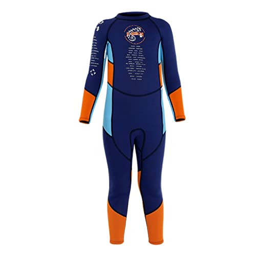 de 2,5 Mm Neoprene Ternos de Surf Uma Peça Roupa de Crianças Bebês Roupas de de I, XXL Navy