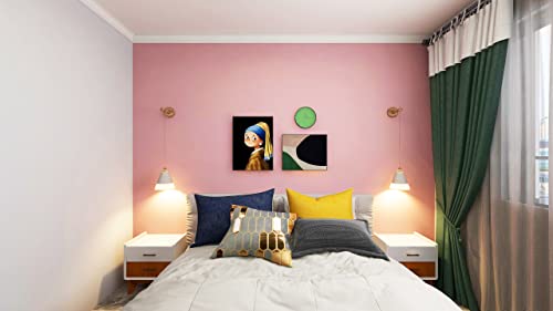 Sumistick Glossy Pink Wallpaper Peel And Stick Countertop Contact Paper 15.8"X394" Self-Adhesive Removable Glitter Wallpaper For Girls Kids Room Dresser Table Kitchen Cabinets Counter Top Covers #TOP5