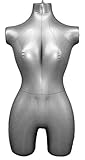 New Female 3/4 Form Inflatable Mannequin Torso Dummy Model Fashion Dress Display