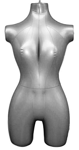 New Female 3/4 Form Inflatable Mannequin Torso Dummy Model Fashion Dress Display