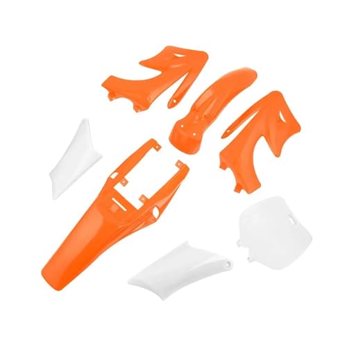 Accessoires moto 47cc 49cc : kit carénage avec aileron spoiler et garde-boue