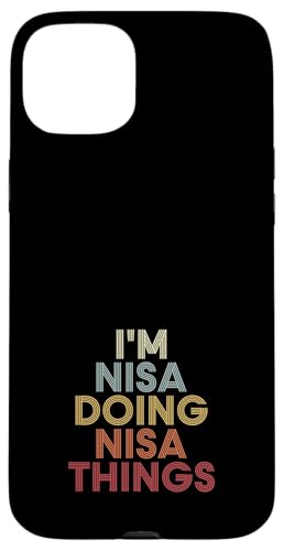 Nisa Name Nisa Personalized Name First Given �X�}�z�P�[�X iPhone 15 Plus �p