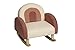Gift Mark - Plush Kids Rocking Chairs - Cream & Pink