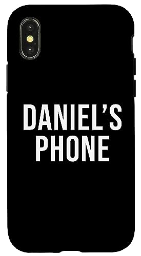 Daniel's Phone �u���b�N �z���C�g ���O Daniel �X�}�z�P�[�X iPhone X/XS �p
