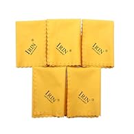 Pack of 5,for cleaning musical instrument such as Guitar Violin Piano Clarinet Trumpet Saxguitar,violin, piano,etc High quality,super soft microfiber cloth,10 x 10inch (25 x 25cm) Product Color:Yellow Exquisite workmanship,designed with special jagge...