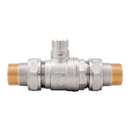 Valvola di zona a sfera a 2 vie con doppio bocchettone 1 DN 25