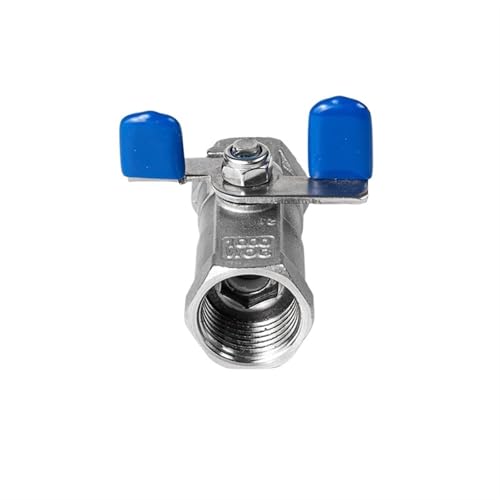 Válvula de bola DN20 de una pieza fabricada en resistente acero inoxidable 304 con manija 316L 3