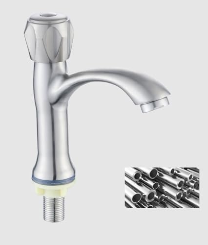 Grifo de lavabo agua fría mesa acero inoxidable baño escolar LWX 6