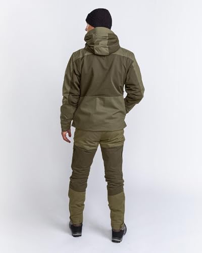 Pinewood Herren Finnveden Hybrid Extrem Jacke - Outdoor Jacken für Herren - mit 4-Wege-Stretch für Bewegungsfreiheit und Komfort, wind- und wasserdicht, mit verstellbarer Passform