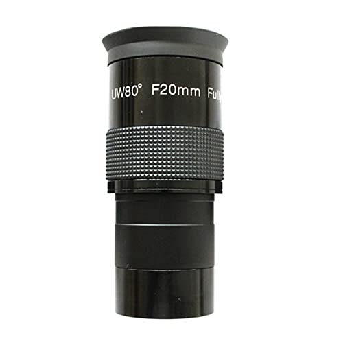 Ocular para telescopios de aluminio con óptica ultra gran angular de 80 grados