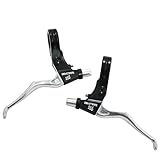 Dia-Compe SS6 Old School MTB Mountain Bicycle Brake Levers Lever Set - BLACK/SILVER